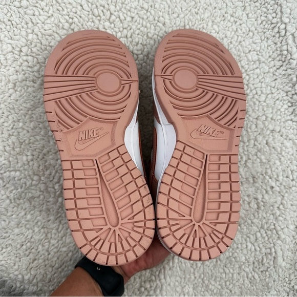 Nike Dunk Low White Dusty Rose Sneakers Women’s Size 6.5 NWOB - Picture 8 of 8